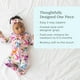 thumbnail image 2 of Pijama elegante de bambú viscosa con forma de cacahuete para bebés de 3 a 6 meses, 2 of 7