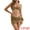 Coffee, variant on Women's O Ring Bandeau Ribbed Bikini Set Medium Mint Green