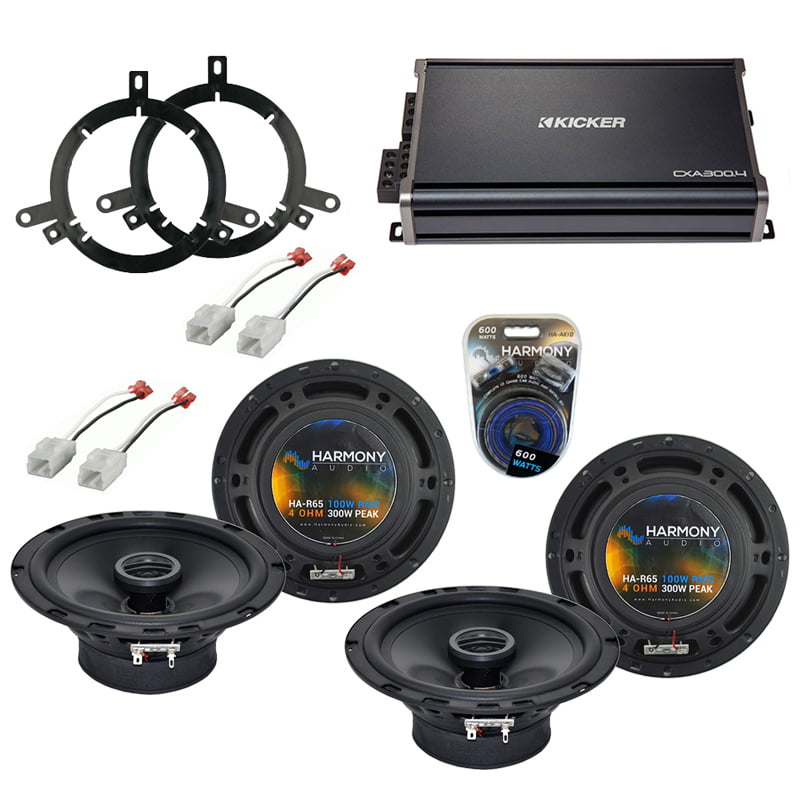 Compatible with Dodge Dakota 2002-2004 Factory Speaker Replacement Harmony Bundle (2) R65