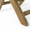thumbnail image 4 of Noble House Westmount 3 Piece Outdoor Acacia Wood Bistro Set in Natural, 4 of 10