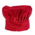 thumbnail image 2 of Sombrero de Cocinero Elástico para Restaurante Hotel Bares Cafeterías Ropa Comoda Traje Profesiónal Macarena sombrero, 2 of 7