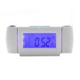 thumbnail image 1 of Réveil à Commande Vocale, Contrôle Sonore, Alimenté par Batterie, Double Lentille Rotative, Réveil avec Rétroéclairage Snooze / LED / Date / Température (Blanc+bleu), 1 of 3