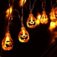 thumbnail image 1 of Decorative Halloween Pumpkin String Lights-3m 20 Led Outdoor String Lights(yellow), 1 of 5