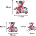 thumbnail image 4 of HUGFEGWE 10 PCS Memory Bear Template Ruler Set, Memory Bear Sewing Patterns Template with Instructions for Beginners, Acrylic Quilting Template Cutting Set for Home Sewing Art Craft (M CJB91-13543, 4 of 9