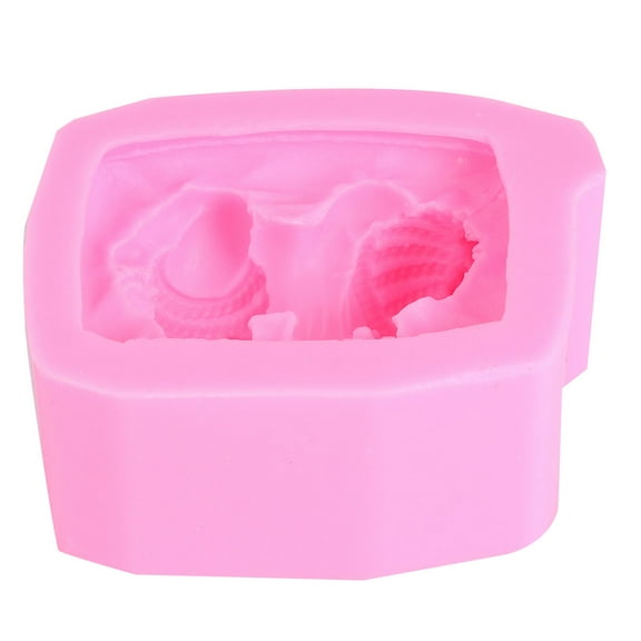 AURARMLET Pink Sleeping Baby Shape Silicone Baking Mold 1Pack 3.14x2.55x1.57in Foodgrade For Diy