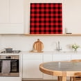 thumbnail image 4 of Red Black Buffalo Lattice Canvas Artwork Painting Art, Classic Modern Plaid Square Framed Wall Decorations Prints Picture for Bedroom Kitchen Living Room, 8x8 in, 4 of 9
