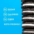 thumbnail image 2 of HighKey Sugar Free Sandwich TSF6&nbsp;Cookies - Low Calorie, Keto-Friendly Snack With Zero Sugar and Gluten Free - 30 Count, 2 of 3
