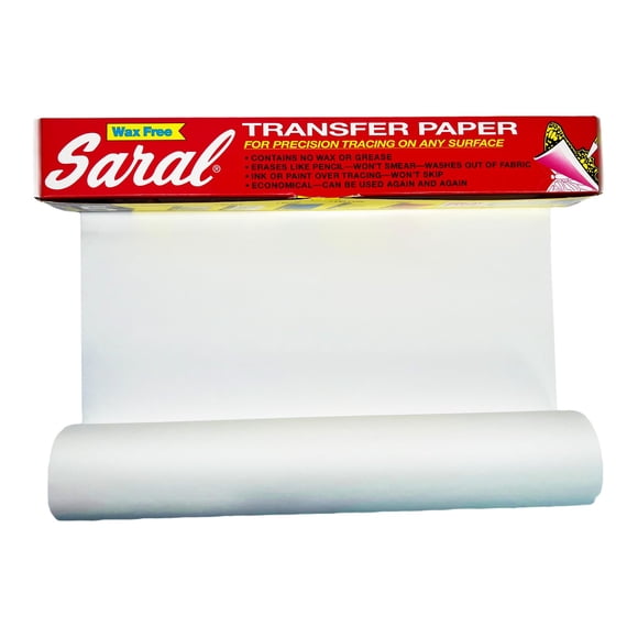 White SARAL TRANSFER PAPER-Tracing-Sketch-Drawing-Craft
