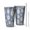 Blue Daisy Flower-1, variant on 16oz Tumblers Blue Daisy Flower Pattern Stainless Steel Vacuum Insulated Double Wall Travel Tumbler Cups Mug with Lid and Straw,Cleaning Brush for Coffee,Tea