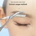 thumbnail image 5 of B Precision Eyebrow Scissors With Comb For Grooming Beginners, 5 of 6