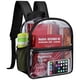 thumbnail image 1 of Mochila transparente mini aprobada para estadios, impermeable, trabajo y eventos deportivos...(negro PVC), 1 of 3