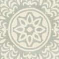 thumbnail image 5 of SAFAVIEH Bella Parker Medallion Geometric Wool Area Rug, Grey/Ivory, 10' x 14', 5 of 6