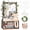 Brown, variant on TeSabMi Baby Shower Crate Closet, Large Wooden Gift Basket with Alphabet Letters, 5 Clothes Hangers and Vine for Personalized Name Display, Brown