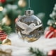 thumbnail image 4 of Herunwer Winter Birds Christmas Glass Bauble Collection, Nature’s Birds Crystal Glass Ornament, Cute Hummingbird Christmas Tree Ornaments, 4 of 6