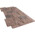 thumbnail image 3 of Ekena Millwork 49"W x 24 1/2"H x 1 1/4"D Castle Rock Stacked Stone, EverStone Faux Stone Siding Panel, Shasta, 3 of 9