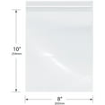 thumbnail image 2 of Plymor 8" x 10" (Pack of 500), 6 Mil Industrial Duty Zipper Reclosable Plastic Bags, 2 of 2