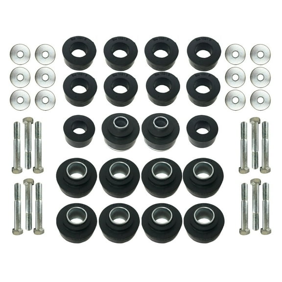 Auto Pro USA Body Mount OE Style Rubber Bushing and Hardware Kit Compatible with 1964-1967 GM Coupe BM1020KIT