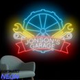 thumbnail image 2 of Handmadetneonsign Garage Mechanic Neon Sign, Garage Service Led Light, Mechanic Tool Wall Art 93762, 2 of 5