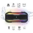 thumbnail image 2 of Altec Lansing ROCKBOX XL Altavoz Bluetooth inalámbrico, altavoz portátil impermeable con 20 horas de reproducción y 5 modos de luz LED iluminados, altavoz inalámbrico flotante para interiores y exteri, 2 of 5