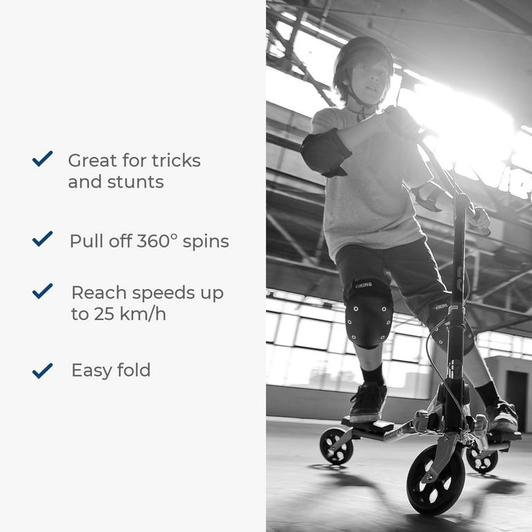Yvolution Y Fliker Carver C3, Foldable Drift Scooter for