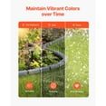 thumbnail image 6 of KFFKFF Imitation Stone Landscape Border, 46.4 x 2.2 in Authentic Lawn Border, Adaptable Brick-Like Garden Border with Grounding Pegs, Durable Driveway and Walkway Edging in Grey, Resistant to Fading, 6 of 9