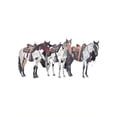 thumbnail image 2 of Camiseta para mujer básica verano1pc Women's Fashion Horse Print T-Shirt, Casual Crew Neck Short Sleeve Top, Polyester 95% Spandex 5% Knit Fabric, Medium Stretch, All Seasons Comfort FitFather's Day, 2 of 6