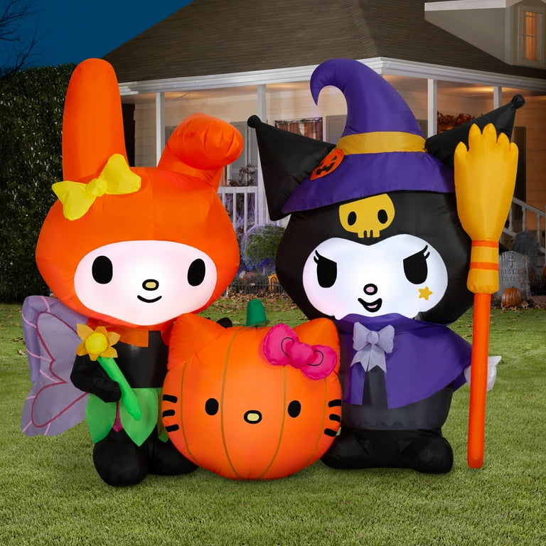 Halloween Airblown Yard Inflatables Kuromi and My Melody 77.95 in