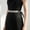 Style 1-Black Fashion Sashes, variant on Miallo Sheer Organza Bridal Sash with Full Sparkling Crystal Applique, Lightweight Rhinestone Wedding Belt for Women, Decorative Gown Waistband