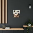 thumbnail image 4 of Pandas in Pointillism - Canvas, 4 of 10