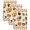 Orange, Brown, Black, Beige, variant on Red Ladybugs Kitchen Towels Set of 4, Modern Love Heart Checkered Plaid Absorbent Dish Towels for Kitchen, Microfiber Hand Towel, Quick Drying Tea Towel for Cleaning Decorative Dishcloths