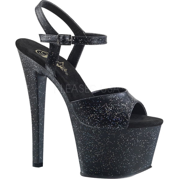 Women's Pleaser Sky 309MMG Ankle-Strap Platform Sandal