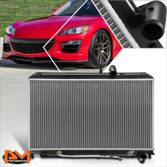 PM PERFORMOTOR Full Aluminum Core Factory Style Cooling Radiator for 09-11 Mazda RX-8 DPI-13101