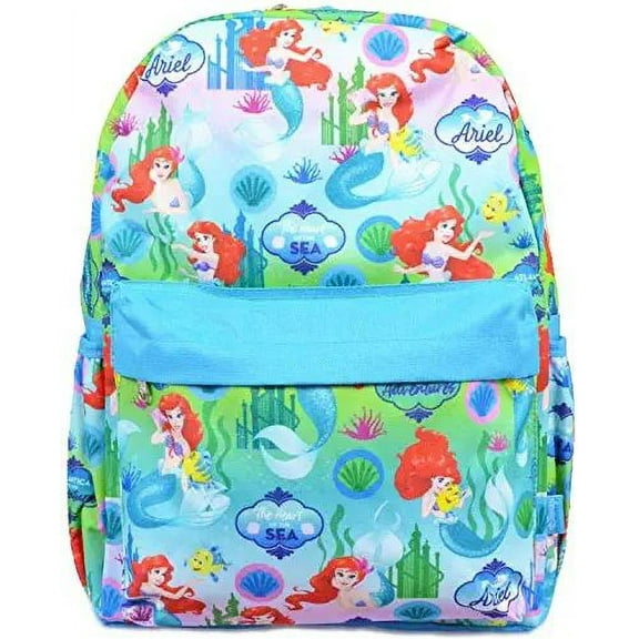 Backpack - Disney - Little Mermaid Ocear 16" All-Over Print