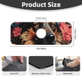 thumbnail image 2 of Sikiie Colorful Flower German Shepherd Splash Guard for Sink Faucet-1 PC Super Absorbent Fast Drying Mat Sink Gadgets-Splash Guard for Kitchen, Sink Mat, 2 of 7