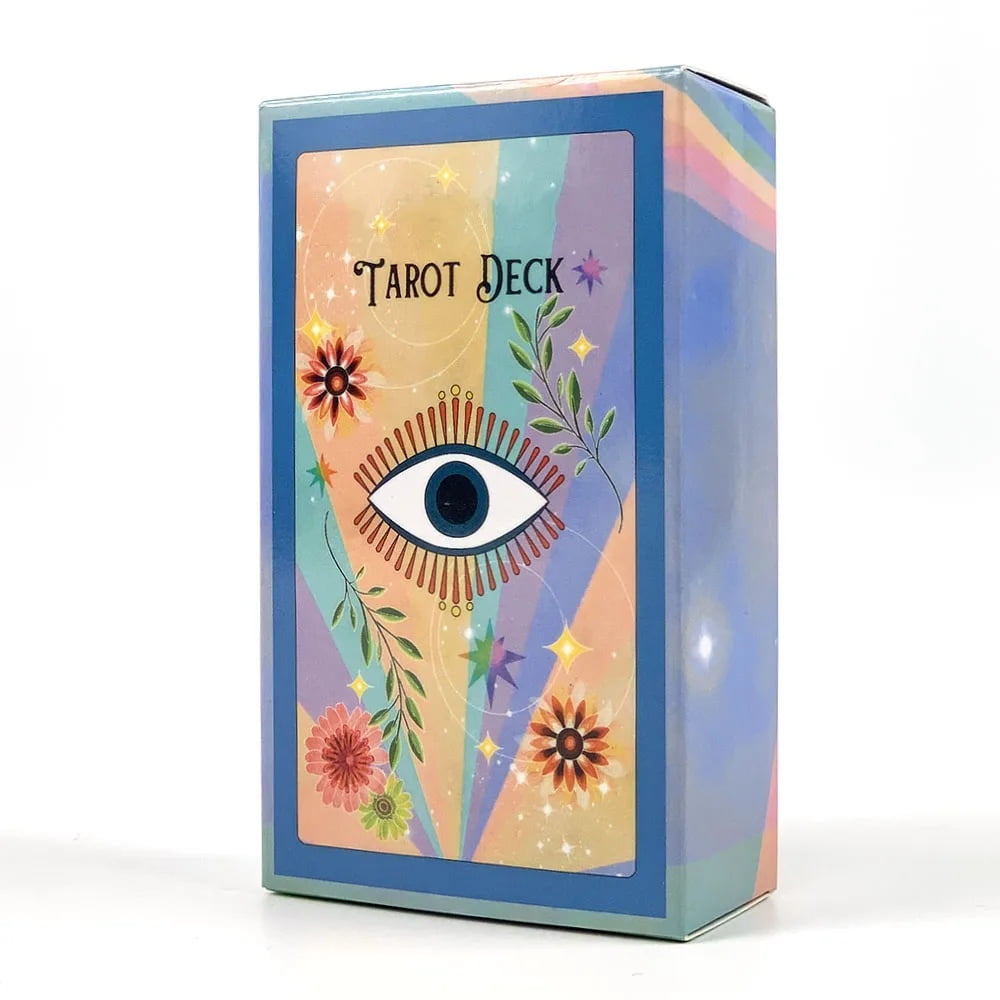 Hot-selling Tarot Cards 78 Exquisite Oracle Cards English Visions Fate Divination Edition Borad Playing Games For Easy Beginners