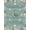 Teal Blue Beige, Pattern 10, variant on ODIKA 8'x10' Washable Area Rug Non-Shedding, Easy Care, Turtle Ocean Underwater Tropical Coral Reef Animal Scene Sea Flowing Dynamic for King Size Bedroom Under Bed, Master Suite