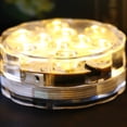 thumbnail image 4 of Submersible LED Lights with Remote Waterproof Underwater Led Lights Pad Battery Operated for Aquarium Hot Tub Pond Pool Base Vase Garden Wedding Party, 4 of 6