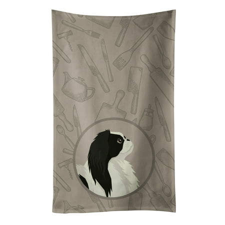 

Carolines Treasures CK2195KTWL Japanese Chin In the Kitchen Kitchen Towel 15 X 28 multicolor
