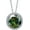 Green, variant on 5 Carat Moissanite Pendant Necklace Women's Diamond Necklace 18K White Gold Lab Diamond Pendants Necklaces for Women Moissanite Necklace Wife Lab Women's Diamond Necklace