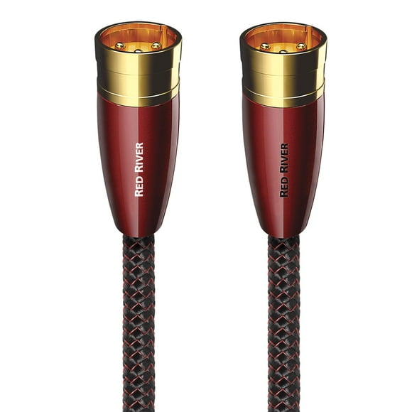 Cable de audio AudioQuest Red River XLR a XLR, par de 3 m