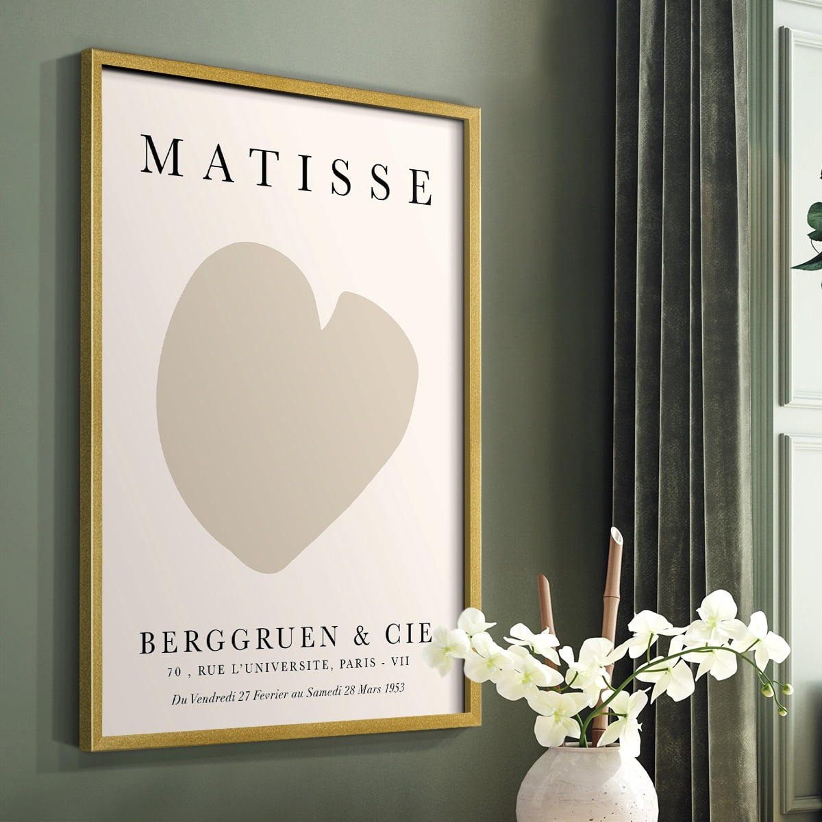 Matisse CCXIX in Solid Wood 8 x 10 Framed Print