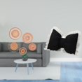 thumbnail image 2 of Juego de decoración de pared artesanal de ratán tejido, adorno colgante con forma de lazo, material PP, adecuado para sala de estar, dormitorio, ofici, 2 of 8