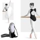 thumbnail image 4 of Zapatos de punta de ballet para niñas y mujeres, zapatos de bailarina con cinta y almohadillas para los dedos, 4 of 8
