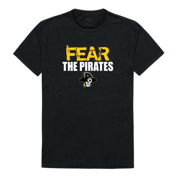 Southwestern University Pirates Fear College Short Sleeve T-Shirt, Black - Small
