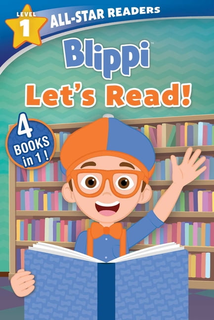 All-Star Readers: Blippi: Let's Read! : 4 Books in 1! (Paperback)