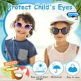 thumbnail image 4 of Langgg 2pcs/set Cat Ears Children Sunglasses For Daily Wear And Beach Activities 1Set, 4 of 6