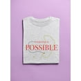 thumbnail image 3 of Everything Is Possible Chains T-Shirt Women -Image by Shutterstock, Female XX-Large, 3 of 4