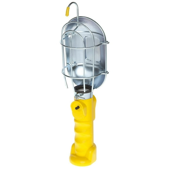 BAYCO Incandescent Trouble Light - 25' 18/3 Metal Cage
