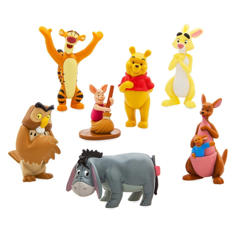 Disney Winnie the Pooh 7-Piece PVC Toy Figurines Playset - Walmart.com
