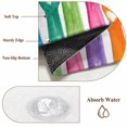 thumbnail image 5 of Cartoon Colorful Hands Front Door Rugs 2x3 ft Cute Watercolor Hands with Love Heart Small Rug for Entryway Non Slip Washable Bathroom Door Mat Absorbent Floor Mat for Indoor Entrance, 5 of 9